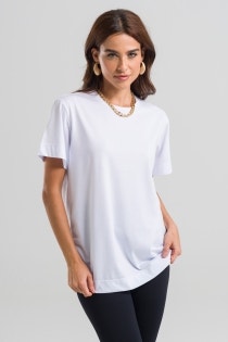 T-shirt Feminina Pima Essential By CN - Branca