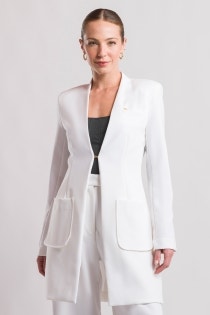 Jaleco Feminino Laura - Branco Puro