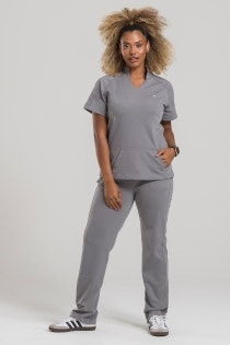 Scrub Feminino Marta - Cinza Chumbo