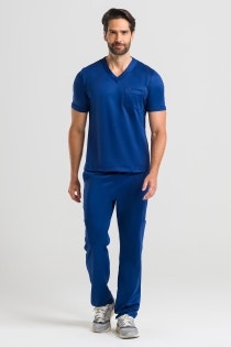 Scrub Masculino Soft - Azul Marinho