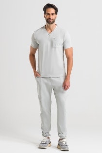Scrub Masculino Way - Cinza