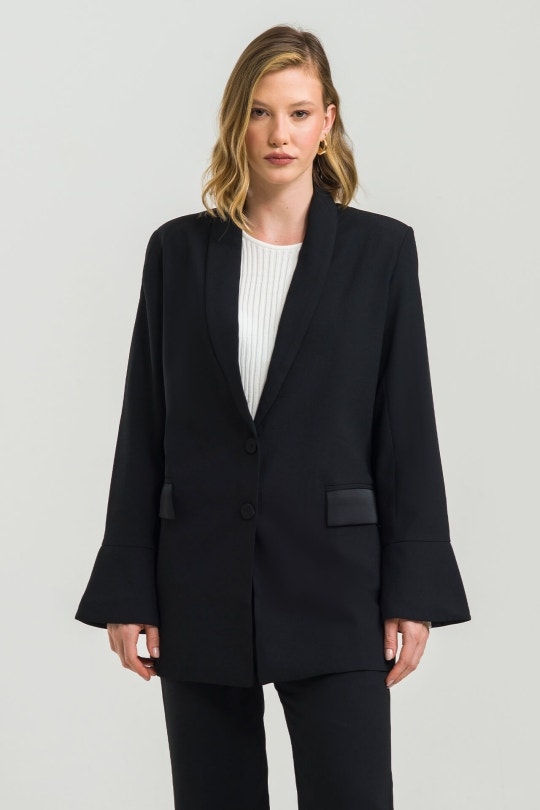 Blazer Feminino Beatrice By CN - Preto