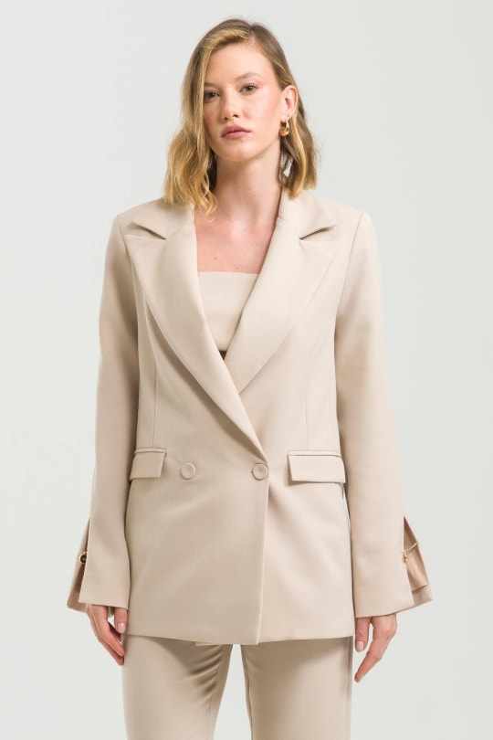Blazer Feminino Isa By CN - Areia
