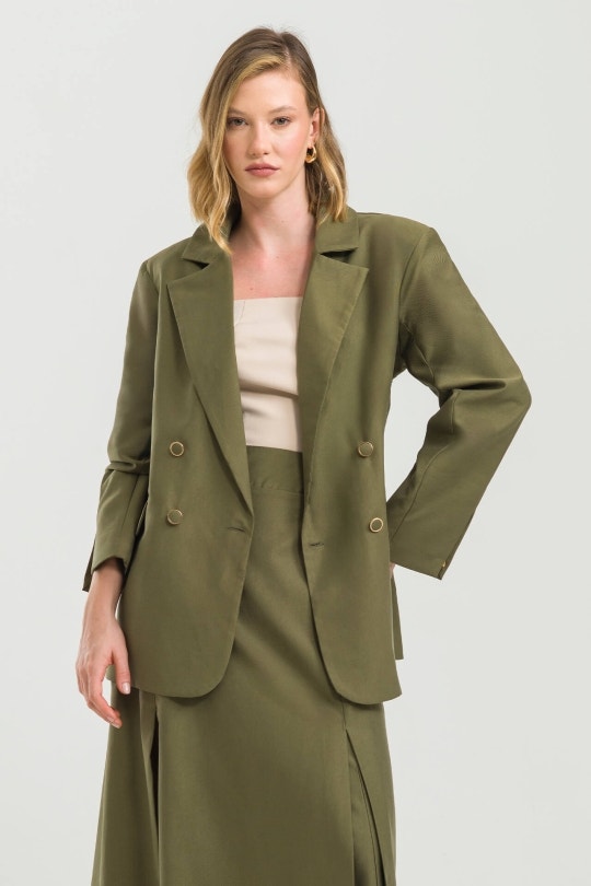 Blazer Feminino Julia By CN - Verde Militar