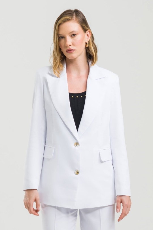 Blazer Feminino Kate By CN - Branco