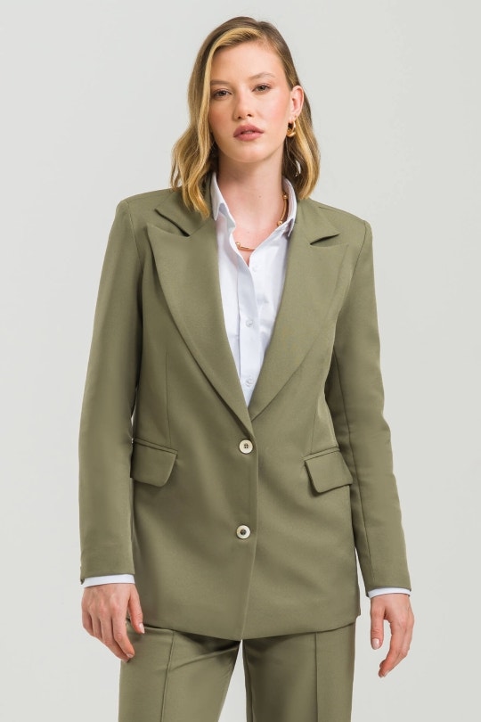 Blazer Feminino Kate By CN - Verde Oliva