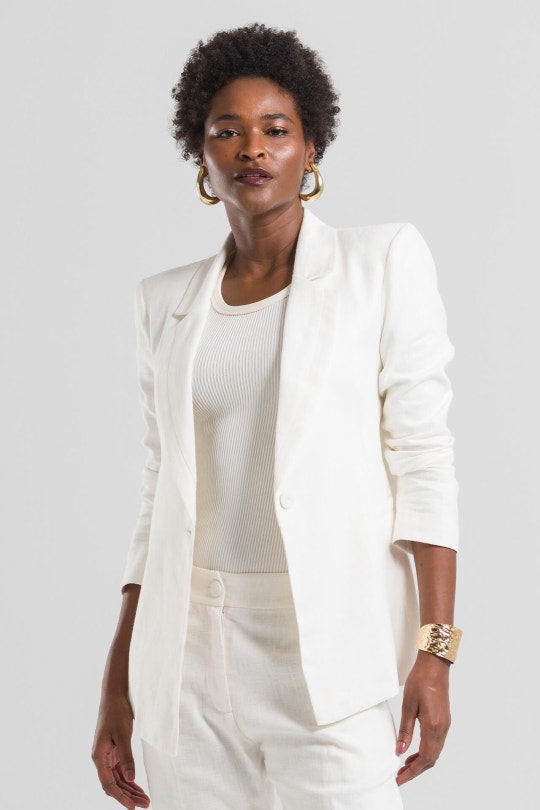 Blazer Feminino Serena By CN - Off White