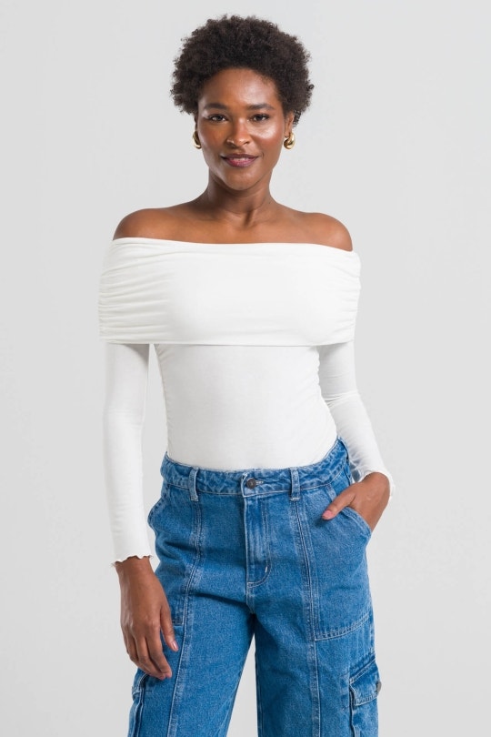 Blusa Feminina Aria By CN - Off White