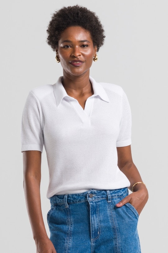 Blusa Feminina Celina By CN - Branca