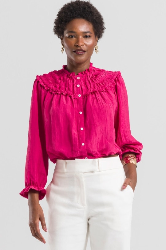 Blusa Feminina Martina By CN - Framboesa