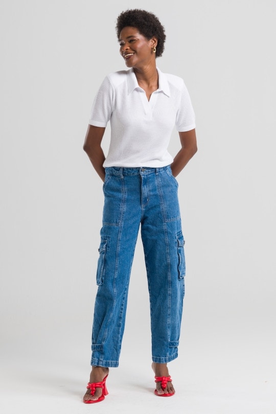 Calça Feminina Luma By CN - Jeans