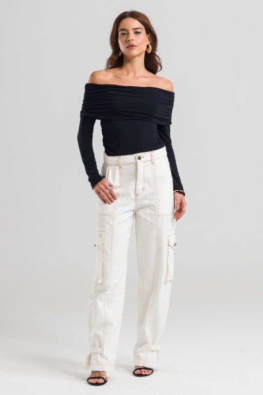 Calça Feminina Luma By CN - Off White