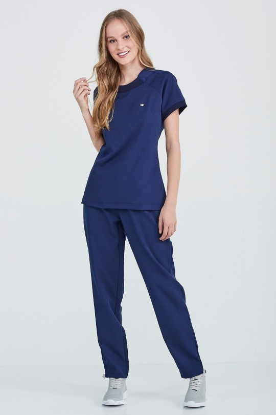 Scrub Impulse Feminino - Azul Marinho