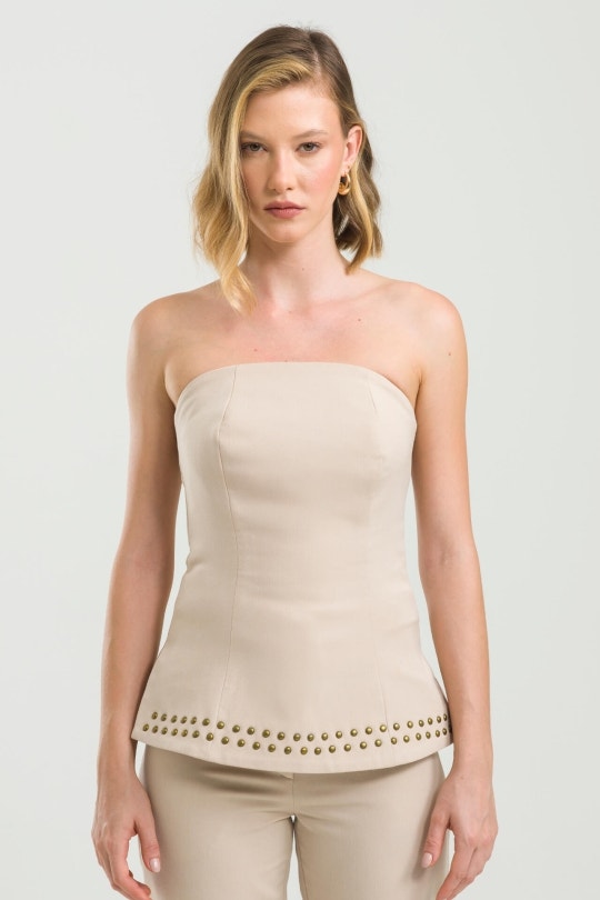 Corset Feminino Isa By CN - Areia