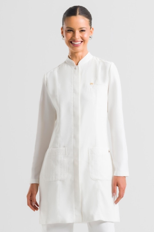 Jaleco Duquesa Cherie 10 anos - Off White