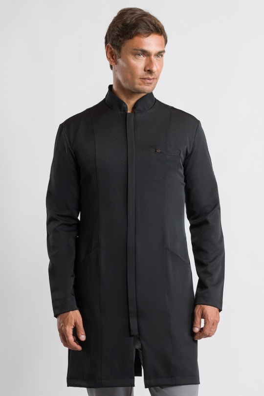 Jaleco Elegance Masculino - Preto