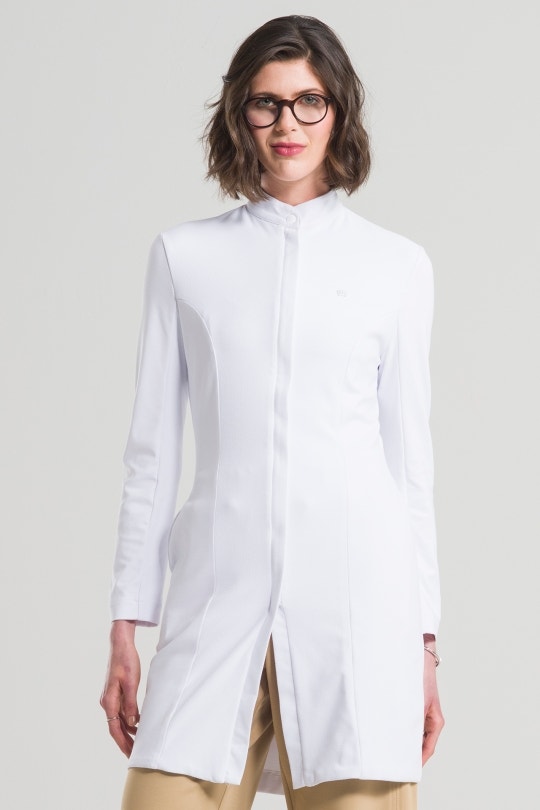 Jaleco Feminino Bold - Branco