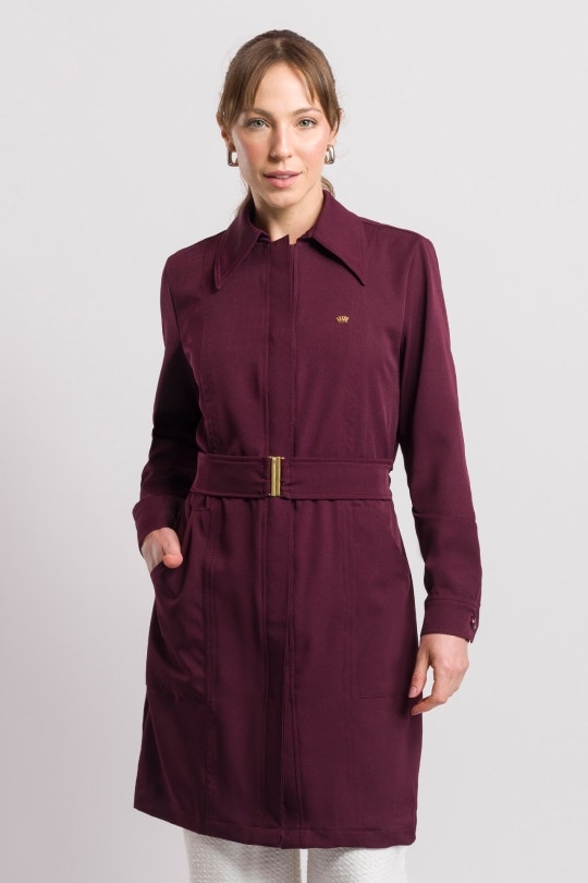 Jaleco Feminino Camila - Bordô