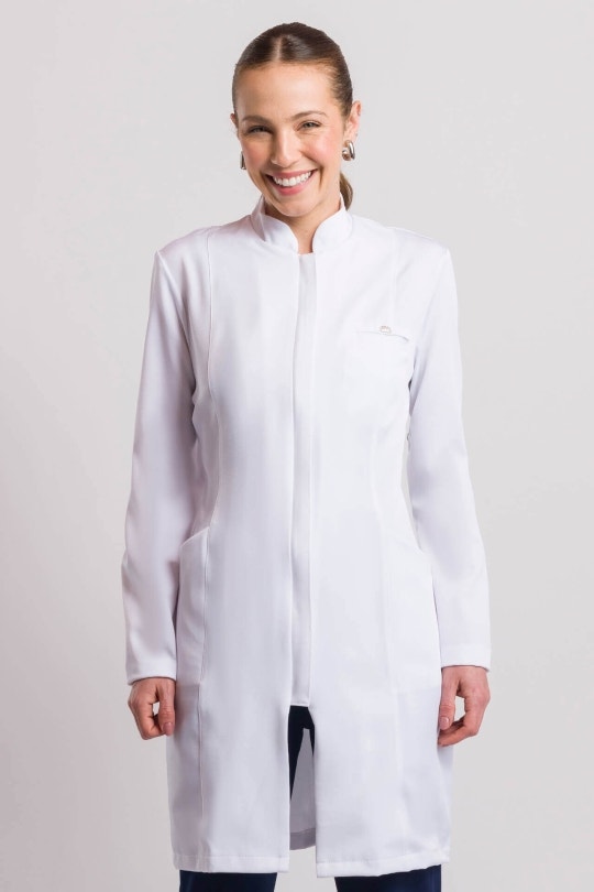 Jaleco Elegance Feminino - Branco
