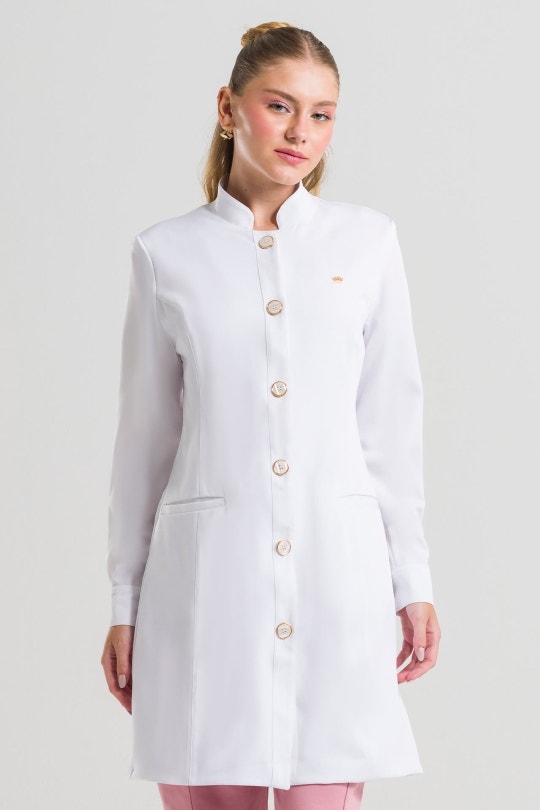 Jaleco Feminino Helen - Branco