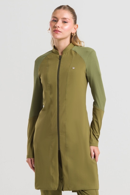 Jaleco Feminino Inspire - Verde Militar