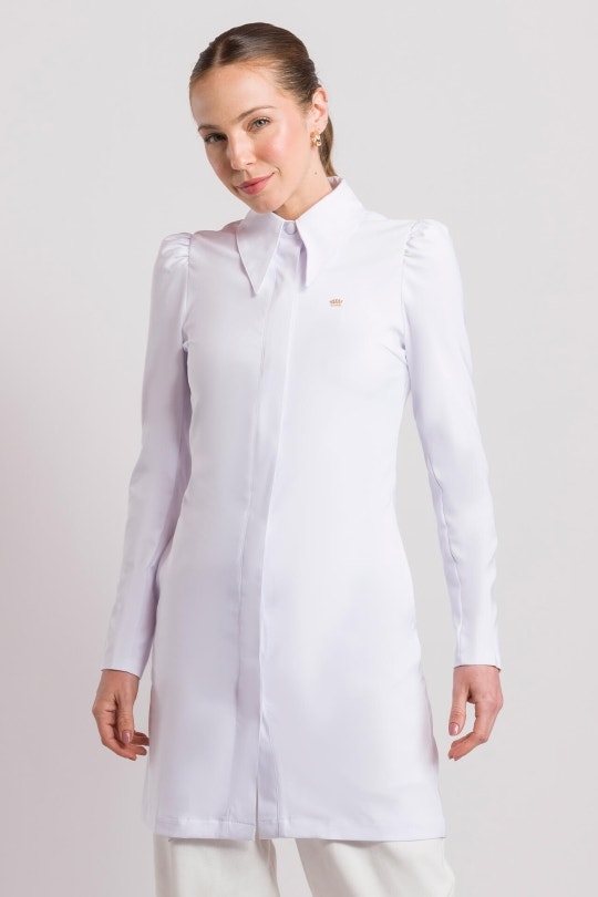 Jaleco Feminino Isabella - Branco