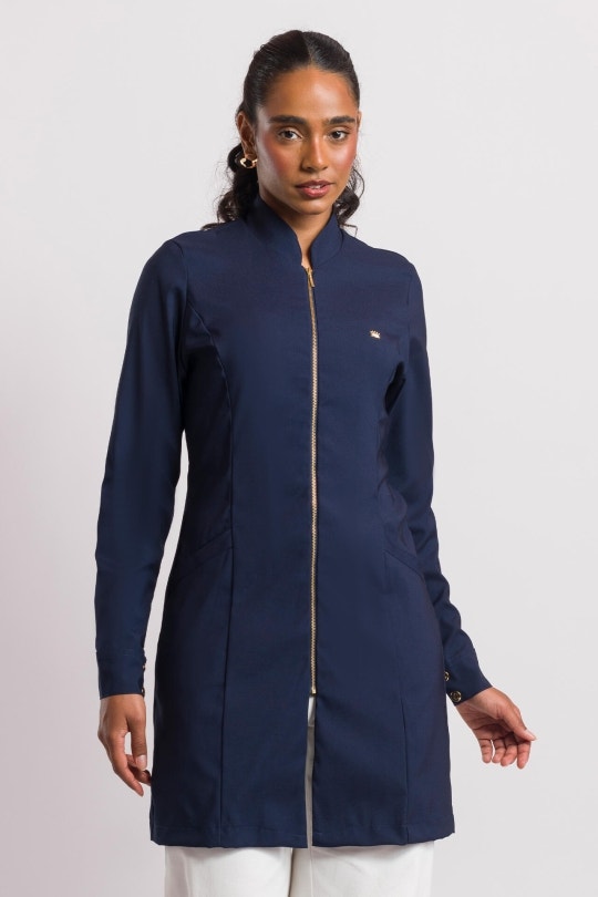 Jaleco Juicy Feminino - Azul Marinho
