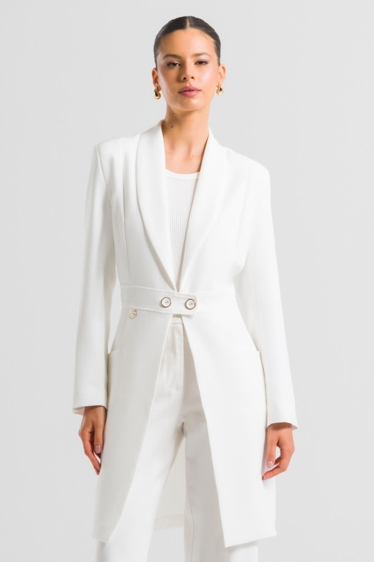 Jaleco Louise Cherie 10 anos - Off White
