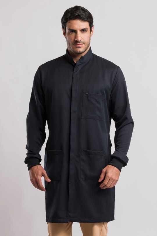 Jaleco Masculino Basic - Preto