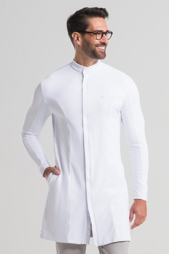 Jaleco Masculino Bold - Branco