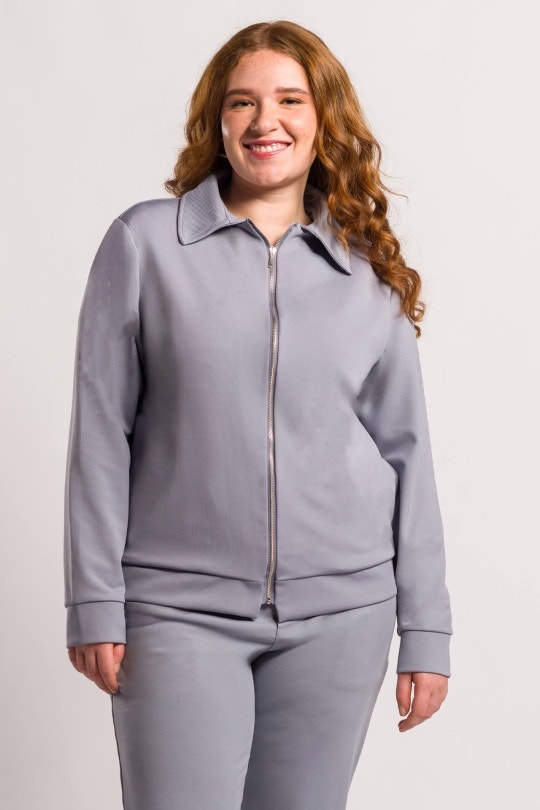Jaqueta Feminina Classic - Cinza