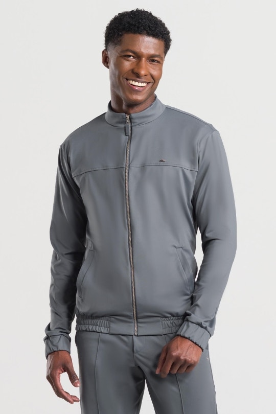 Jaqueta Masculina Veneto - Cinza Chumbo