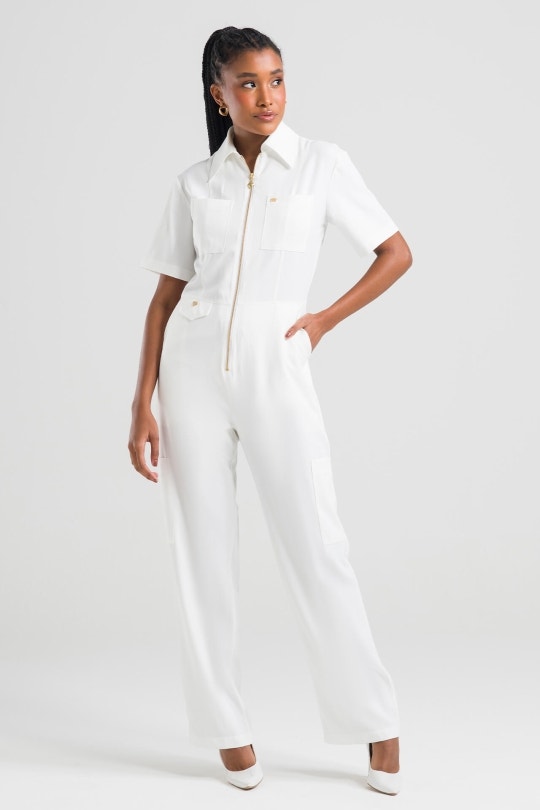 Macacão Feminino Fancy - Off White