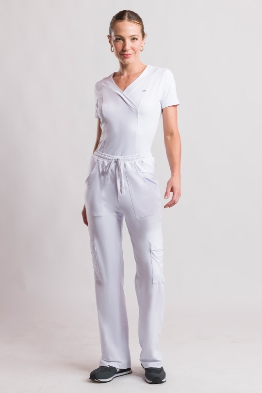 Scrub Feminino Coach - Branco