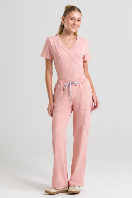 Scrub Feminino Coach - Rosê