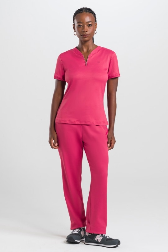 Scrub Feminino Harmony - Cereja