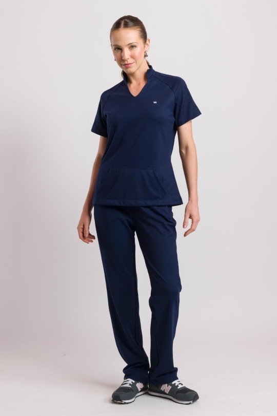 Scrub Feminino Marta - Azul Marinho