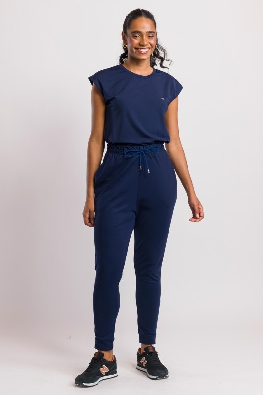 Scrub Feminino Ohana - Azul Marinho