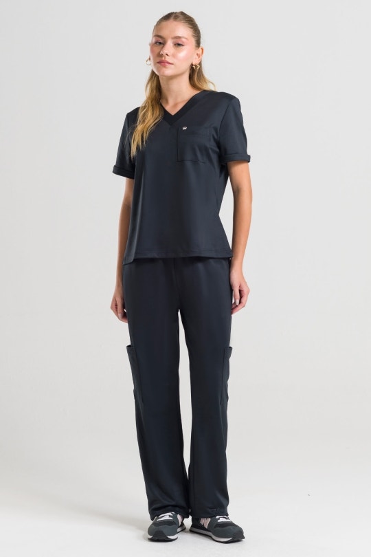 Scrub Feminino Soft - Preto