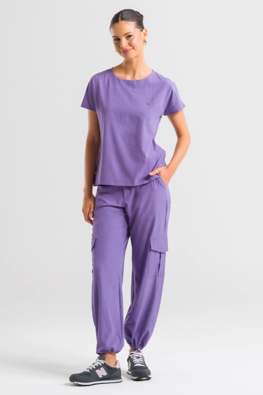 Scrub Feminino Urban Cherie 10 anos - Lilás
