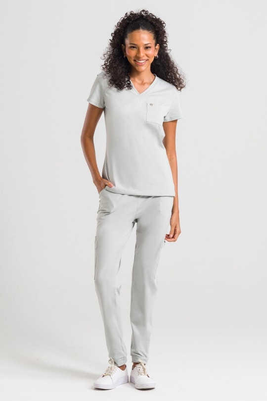 Scrub Feminino Way - Cinza