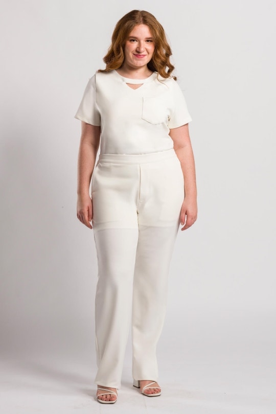 Scrub Feminino Life Style - Off White