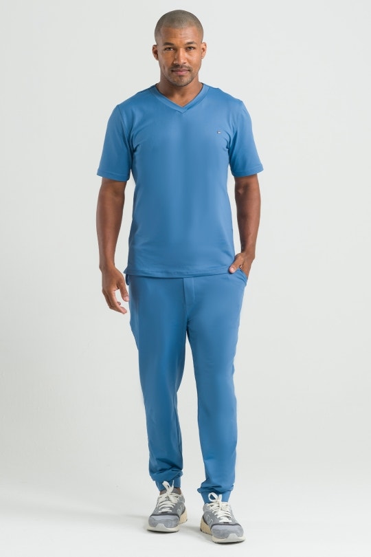 Scrub Masculino Active - Azul Jeans