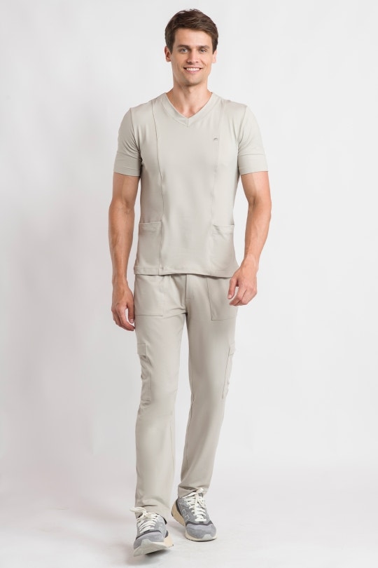 Scrub Masculino Coach - Cinza Nevada