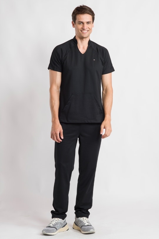 Scrub Masculino Cristiano - Preto