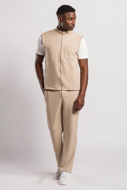 Scrub Masculino Trendy - Bege