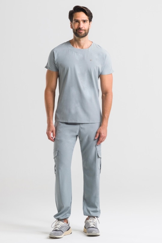 Scrub Masculino Urban Cherie 10 anos - Cinza