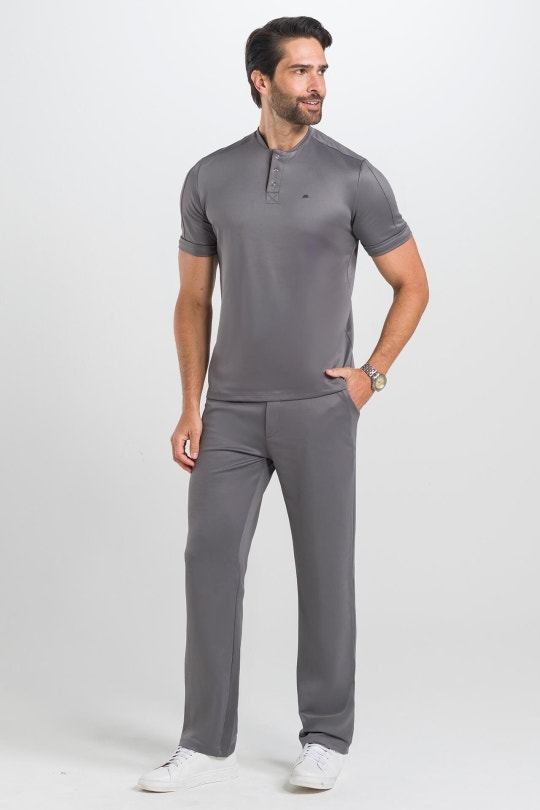 Scrub Masculino Urbane - Cinza