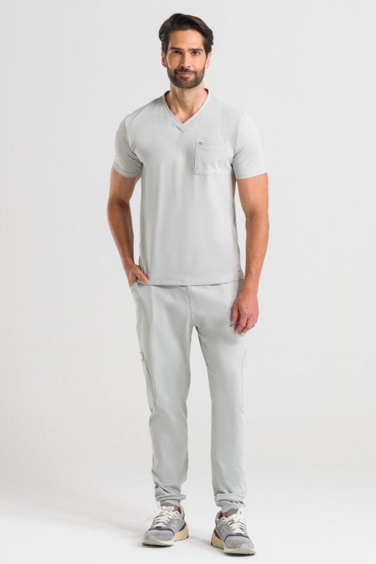 Scrub Masculino Way - Cinza
