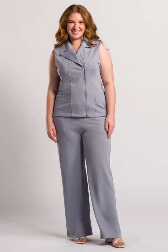 Scrub Feminino Trendy - Cinza